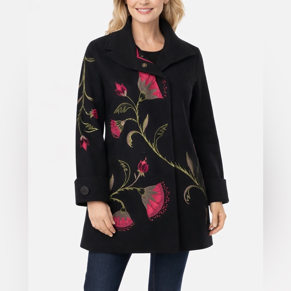 Covelo Poppy Wool Coat